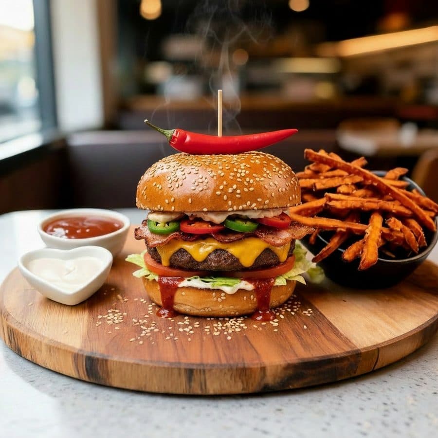 Hot Cheese Burger